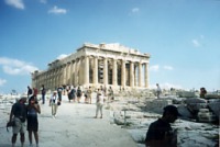 Das Parthenon auf der Akropolis