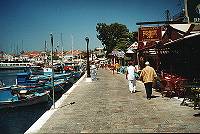 Promenade am Hafen Pythagorion
