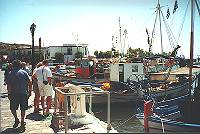 Boote im Hafen von Pythagorion
