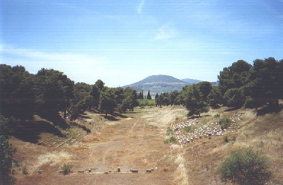 Epidauros: das Stadion