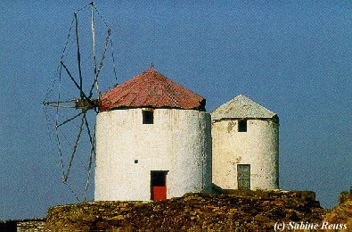 Windmühlen auf Tinos