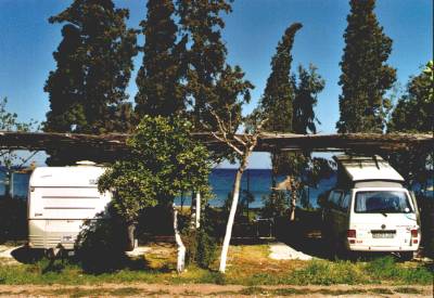 Camping Isthmia Beach bei Korinth