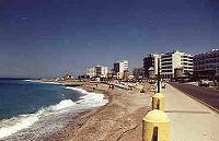 Rodos-Stadt, Hotels mit Strand (West)