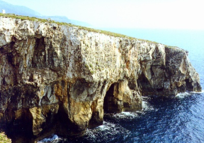 Insel Pylos Meerseite