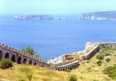 Blick von der Festung in die Bucht