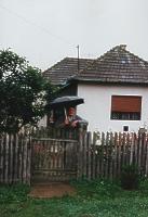 Opa vor seinem Haus, nahe Aggtelek