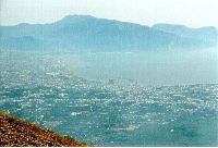 Blick vom Vesuv Richtung Süden