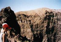 Blick in den Vesuv