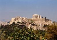 Blick auf Akropolis
