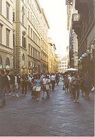 In der City von Florenz