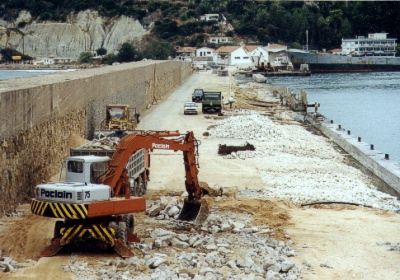 Bauarbeiten im Hafen (2000)
