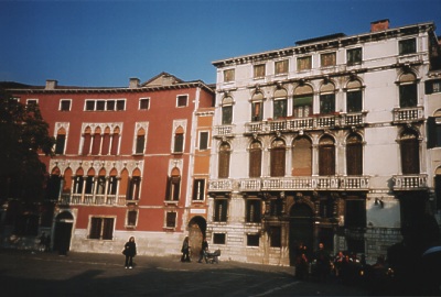 Ein Palast in Venedig