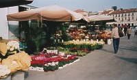 Marktstand in Abano Terme