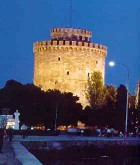 Der "Weisse Turm" bei Nacht
