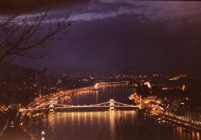 Budapest bei Nacht (Citadelle-Aussicht)
