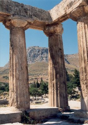 Altkorinth: Säulen des  Apollontempel