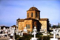 Die Friedhofskirche von Manolada