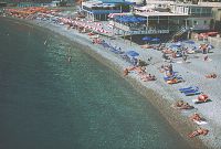 Strand von Amalfi von oben