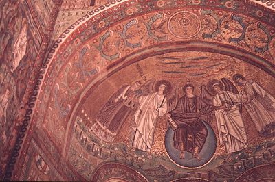 Ein Mosaik in Ravenna