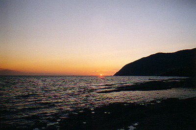 Sonnenuntergang in Agios Isidoros