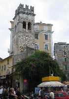 Turm in Korfu Stadt