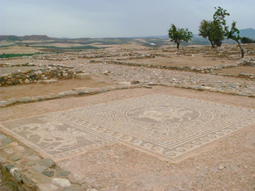 Mosaik in Olynthos