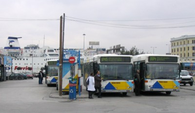 Stadtbusse Athen-Piräus