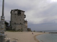 Wehrturm der Athos Klöster in Ouranopoli
