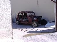 Auto in Chios Altstadt