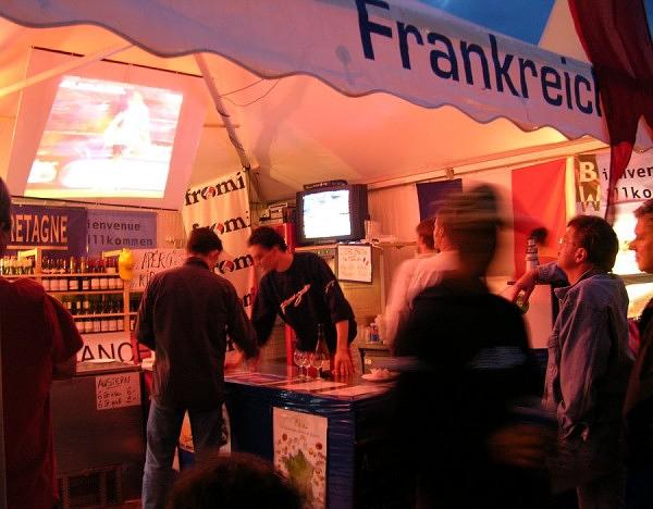 WM 2006: Public Viewing Frankreich in Hamburg