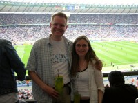WM 2006: VF Berlin - Doreen und Ralf im Stadion