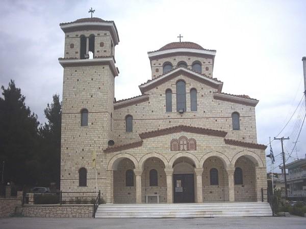 Kirche in Kallithea Richtung Kassandria