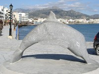 Delphin an der Promenade von Ierapetra