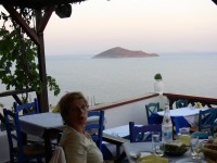 Abenddämmerung Taverna Dimitris