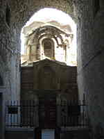 Pyrgi, byzantinischen Kirche Ágii Apóstoli aus dem 14. Jh.