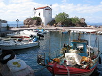 Hafen von Skala Sikamineas