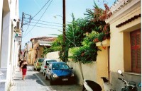 Gasse in Aegina-Stadt