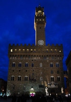 Palazzo Vecchio am Abend