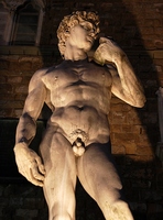 Kopie von Michelangelos David vor dem Palazzo Vecchio
