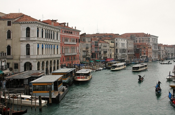 Blick von der Rialtobrücke (Richtung San Marco)