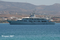 Yacht vor Antiparos