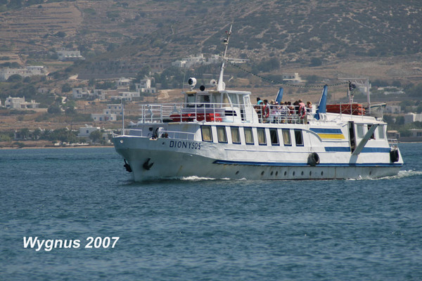 Antiparos Touristenboot