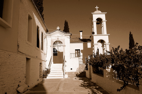 Eingang zum Kloster Panagia Spiliani