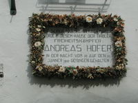 Andreas Hofer Erinnerungstafel