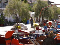 Hafen am Ende von Agios Kiriaki