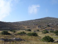 Die Hochebene bei Kloster Agios Ioannis