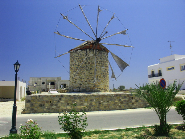 Windmühle im Zentrum Andimachia
