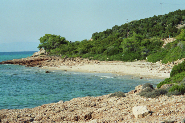Namenlose Bucht nahe Skala Prinos