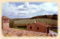 Ausblick auf das Landgut "Il Selvino"