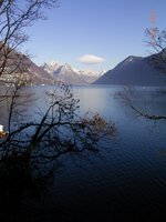 Lugano See im Winter